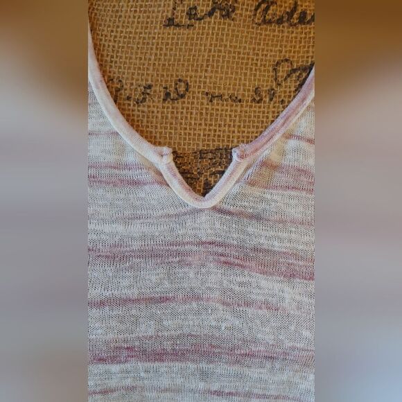 Chloe K Striped Racerback Tank Top Sz M - Picture 3 of 6